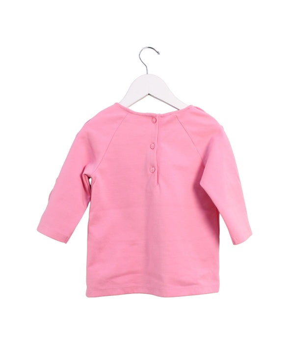A Pink Crewneck Sweatshirts from Janie & Jack in size 3T for girl. (Back View)