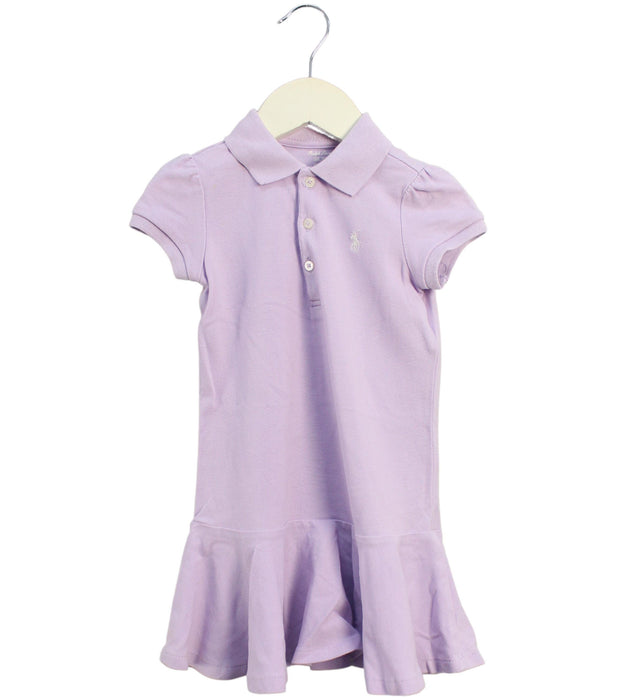 A Purple Dress Sets from Ralph Lauren in size 2T for girl. (Front View)