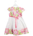 A Pink Short Sleeve Dresses from Chickeeduck in size 8Y for girl. (Back View)