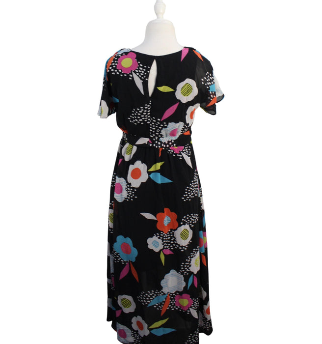 A Multicolour Short Sleeve Dresses from Frugi in size L for maternity. (Back View)