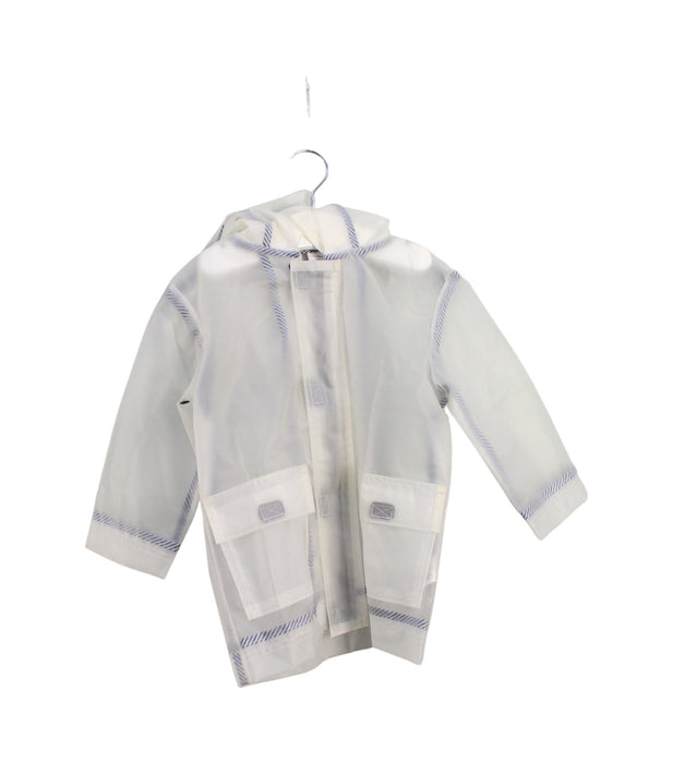 A Transparent Rain Jackets from Petit Bateau in size 18-24M for neutral. (Front View)