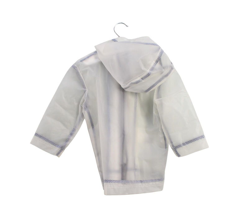 A Transparent Rain Jackets from Petit Bateau in size 18-24M for neutral. (Back View)