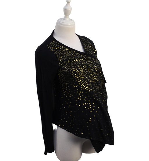 A Black Cardigans from Seraphine in size S for maternity. (Front View)