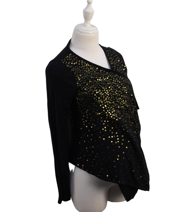 A Black Cardigans from Seraphine in size S for maternity. (Front View)