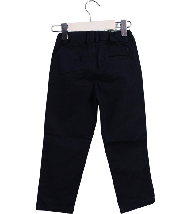 A Navy Casual Pants from Jacadi in size 3T for boy. (Back View)