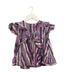 A Purple Short Sleeve Tops from Velveteen in size 6T for girl. (Front View)