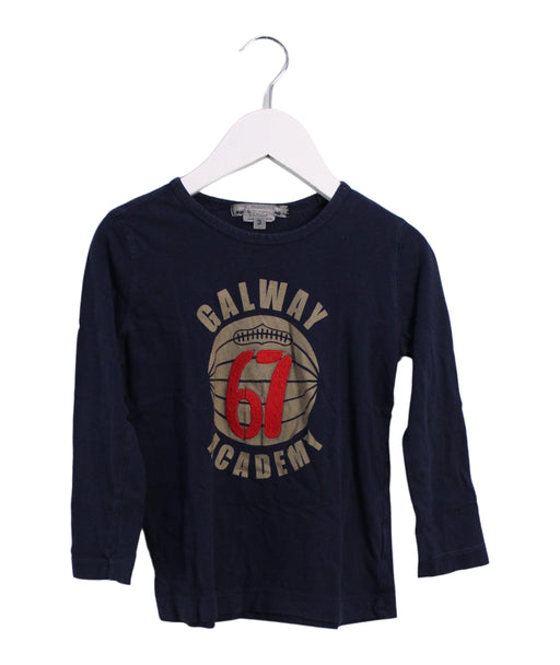 A Navy Long Sleeve Tops from Bonpoint in size 3T for boy. (Front View)