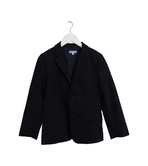 A Navy Blazers from Jacadi in size 8Y for boy. (Front View)