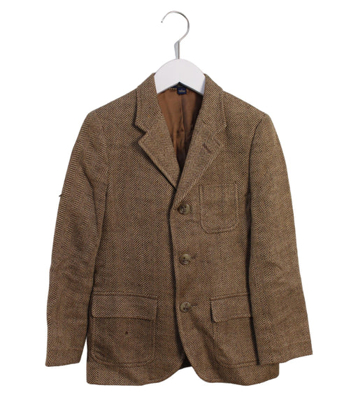 A Brown Blazers from Polo Ralph Lauren in size 7Y for boy. (Front View)