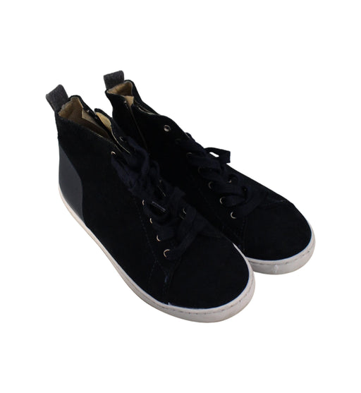 A Navy Sneakers from Jacadi in size 11Y for boy. (Front View)