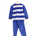 A Blue Pyjama Sets from Petit Bateau in size 3T for boy. (Back View)