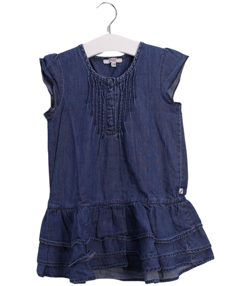 A Blue Short Sleeve Dresses from Jacadi in size 18-24M for girl. (Front View)