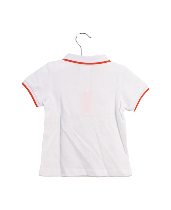 A White Short Sleeve Polos from Jacadi in size 18-24M for boy. (Back View)