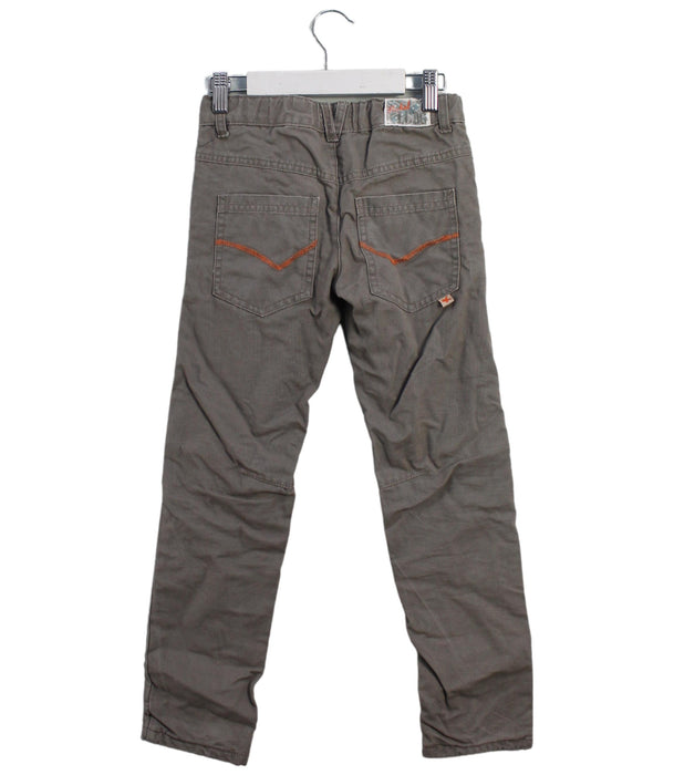 A Grey Casual Pants from La Compagnie des Petits in size 8Y for boy. (Back View)