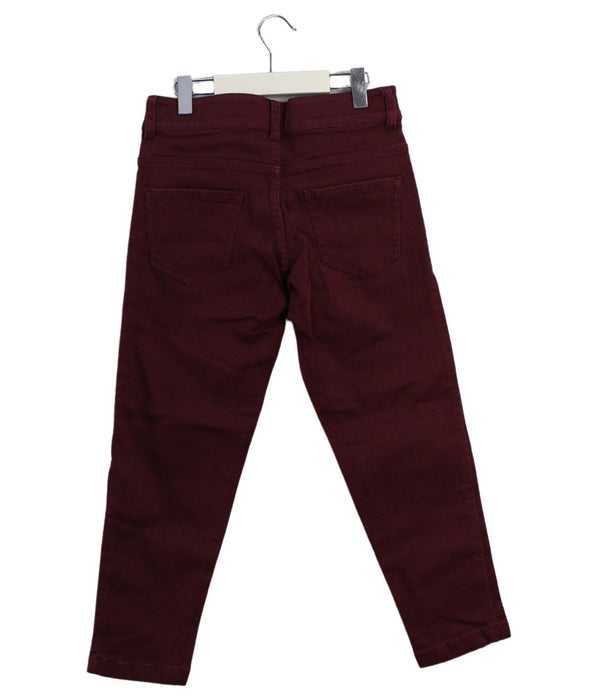 A Burgundy Jeans from Shanghai Tang in size 8Y for boy. (Back View)