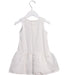 A White Sleeveless Dresses from Momonittu in size 4T for girl. (Back View)