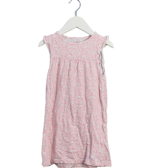 A Pink Sleeveless Dresses from La Compagnie des Petits in size 3T for girl. (Front View)