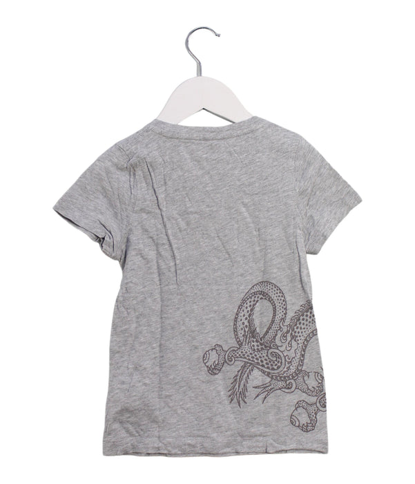 A Grey Short Sleeve T Shirts from Shanghai Tang in size 4T for girl. (Back View)