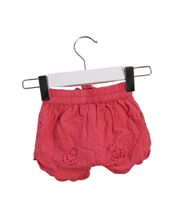 A Pink Shorts from Seed in size 0-3M for girl. (Back View)