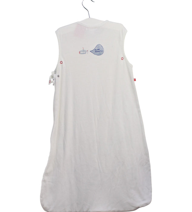 A White Sleepsacs from Plum in size 0-3M for girl. (Back View)
