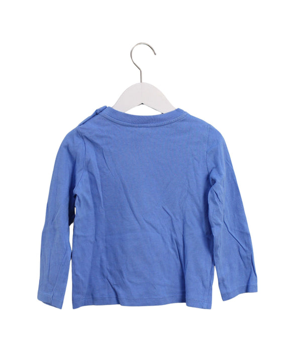A Blue Long Sleeve Tops from Marimekko in size 4T for boy. (Back View)