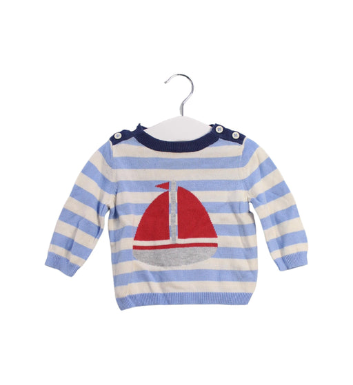 A Blue Knit Sweaters from Boden in size 3-6M for boy. (Front View)