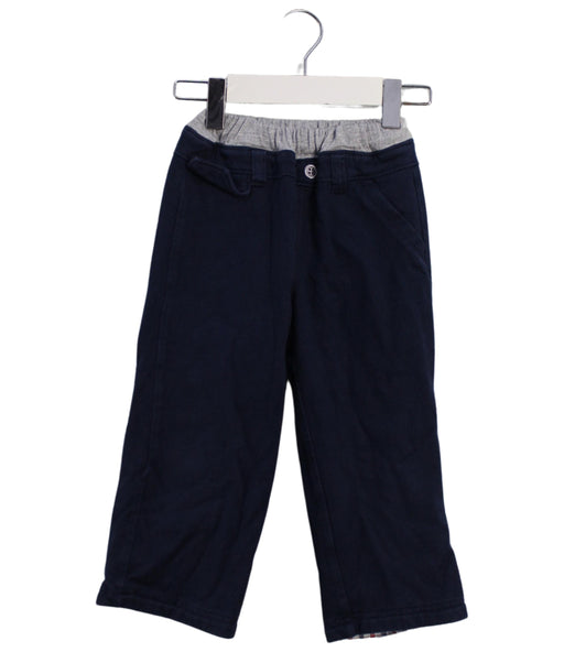 A Navy Casual Pants from Comme Ca Ism in size 18-24M for boy. (Front View)