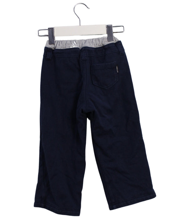 A Navy Casual Pants from Comme Ca Ism in size 18-24M for boy. (Back View)