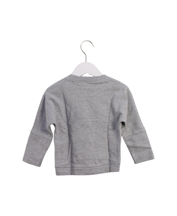 A Grey Crewneck Sweatshirts from Kenzo in size 3T for girl. (Back View)