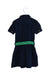 A Navy Short Sleeve Dresses from Polo Ralph Lauren in size 5T for girl. (Back View)