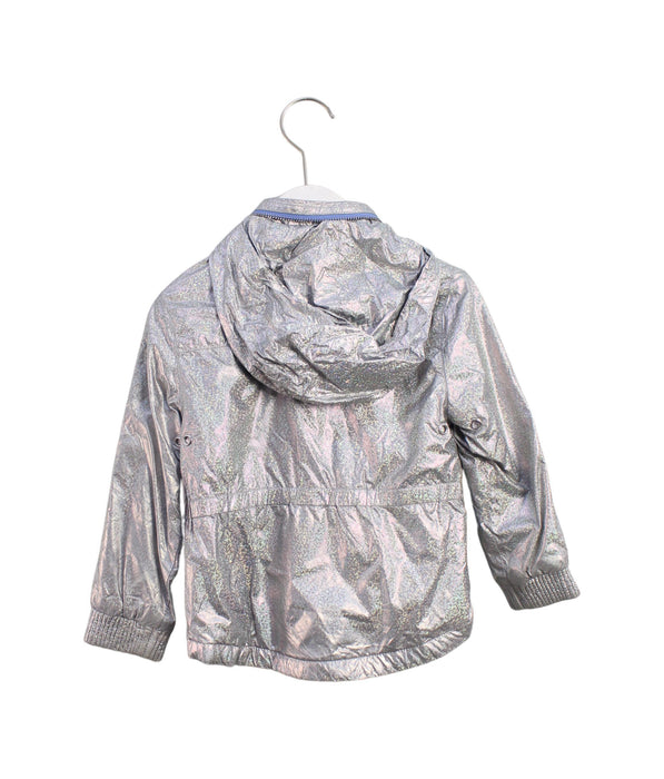 A Silver Lightweight Jackets from Little Marc Jacobs in size 3T for girl. (Back View)