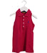 A Pink Sleeveless Polos from Polo Ralph Lauren in size 6T for girl. (Front View)