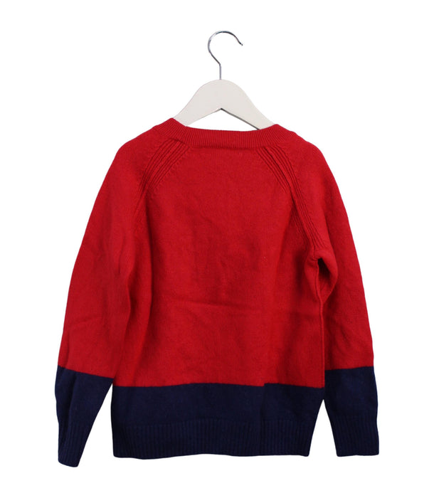 A Red Knit Sweaters from Burberry in size 8Y for boy. (Back View)