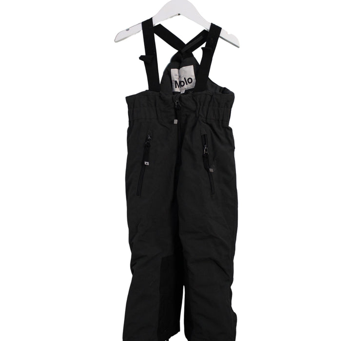 A Black Ski Pants & Salopettes from Molo in size 4T for neutral. (Front View)