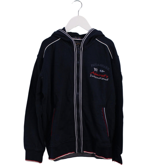 A Navy Lightweight Jackets from Paul & Shark in size 8Y for boy. (Front View)