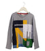 A Grey Long Sleeve Tops from Fendi in size 8Y for boy. (Front View)