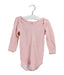 A Pink Long Sleeve Bodysuits from Petit Bateau in size 18-24M for girl. (Front View)