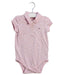 A Pink Short Sleeve Bodysuits from Tommy Hilfiger in size 12-18M for girl. (Front View)