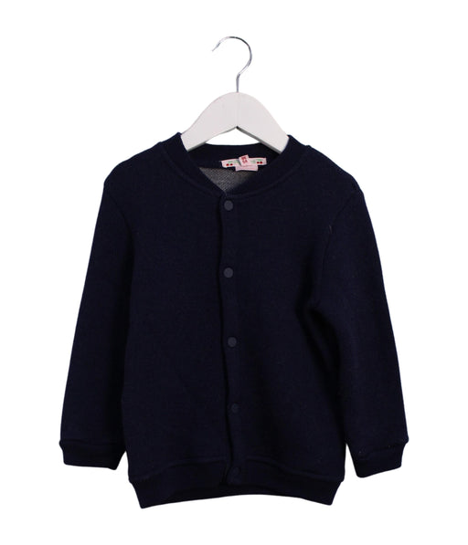 A Navy Cardigans from Bonpoint in size 3T for girl. (Front View)