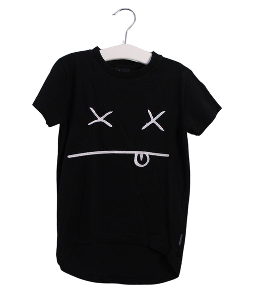 A Black Short Sleeve T Shirts from Band of Boys in size 2T for girl. (Front View)