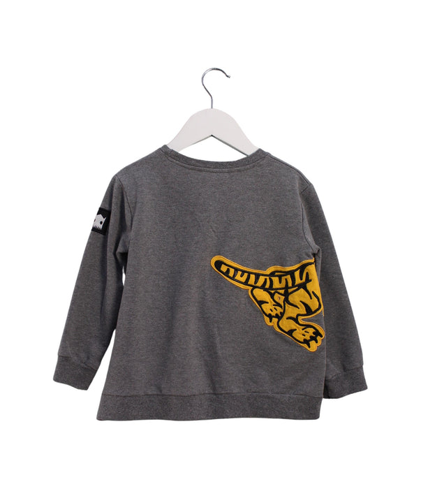 A Grey Crewneck Sweatshirts from Band of Boys in size 2T for boy. (Back View)
