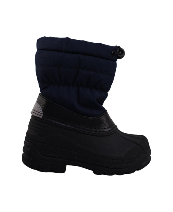 A Navy Winter Boots from Reima in size 4T for boy. (Back View)