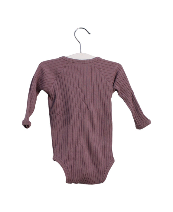 A Purple Long Sleeve Bodysuits from Kate Quinn in size 6-12M for girl. (Back View)