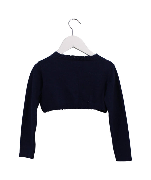 A Navy Cardigans from Mayoral in size 4T for girl. (Back View)