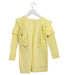 A Yellow Sweater Dresses from Seed in size 4T for girl. (Back View)
