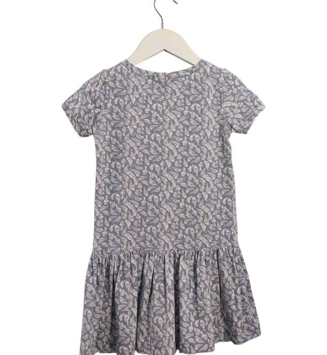 A Grey Short Sleeve Dresses from Wheat in size 4T for girl. (Back View)
