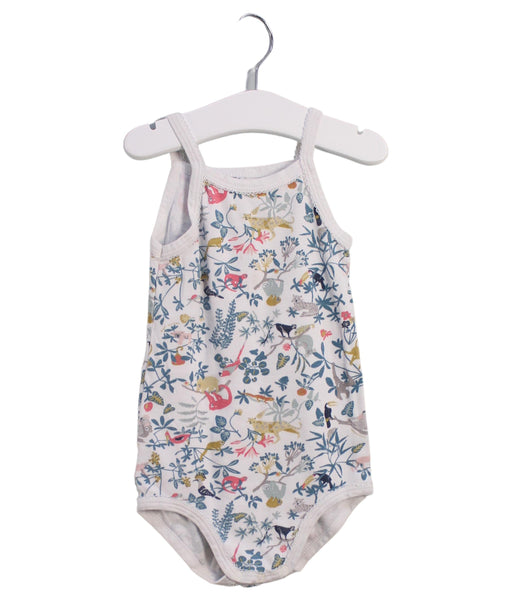 A Multicolour Sleeveless Bodysuits from Petit Bateau in size 3T for girl. (Front View)