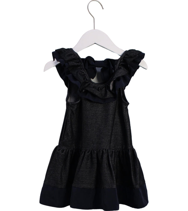 A Navy Sleeveless Dresses from Jill Stuart in size 2T for girl. (Back View)