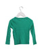 A Green Long Sleeve Tops from Petit Bateau in size 4T for girl. (Back View)