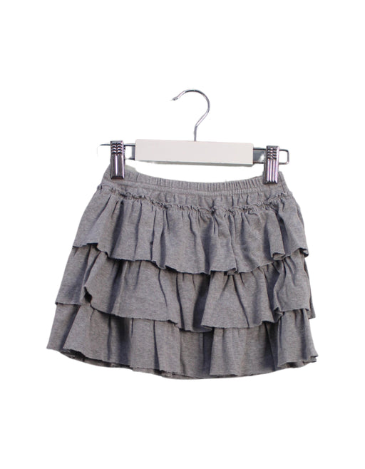 A Grey Short Skirts from Petit Bateau in size 6T for girl. (Front View)
